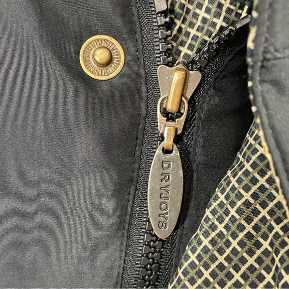 FootJoy DryJoys Golf Wind and Rain Jacket Men's LARGE Black Outerwear Athletic - Picture 5 of 10